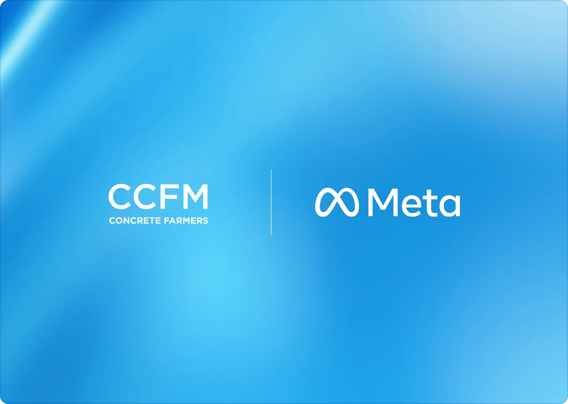 CCFM과 Meta 파트너 배너
