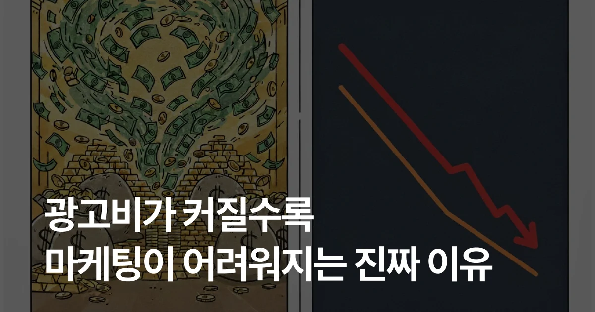 광고비가 커질수록 마케팅이 어려워지는 진짜 이유